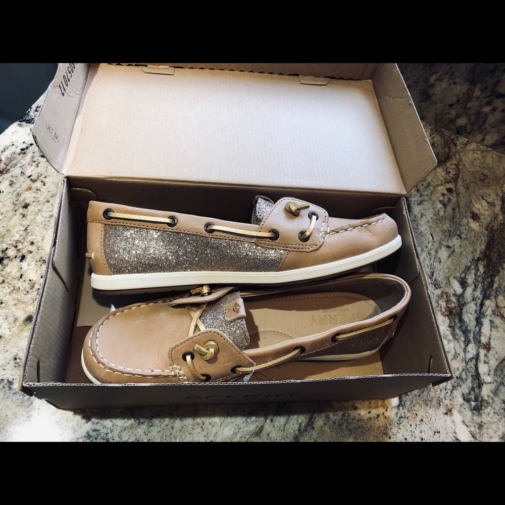 Sperries never worn.